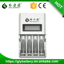 GEILIENERGY Carregador de Bateria / GLE-903 Display LCD Carregador Super Rápido Universal AA / AAA Carregador de Bateria NI-MH / NI-CD